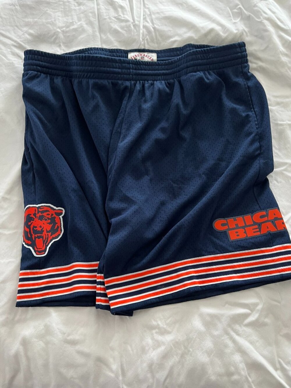 Mitchell & Ness Chicago Bears Throwback Shorts NWT 4XL